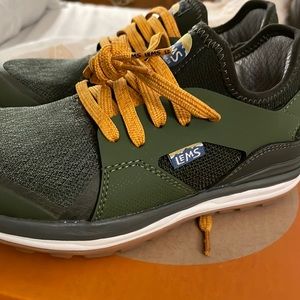 Brand new forest green vegan walking/hiking shoes- Lems